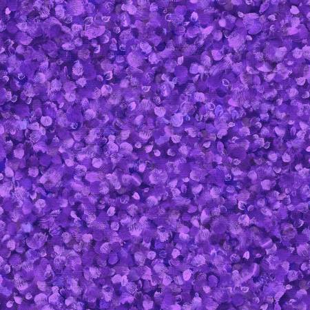 Purple Dabble Paint Drops 118" fabric by Oasis, 18-64507