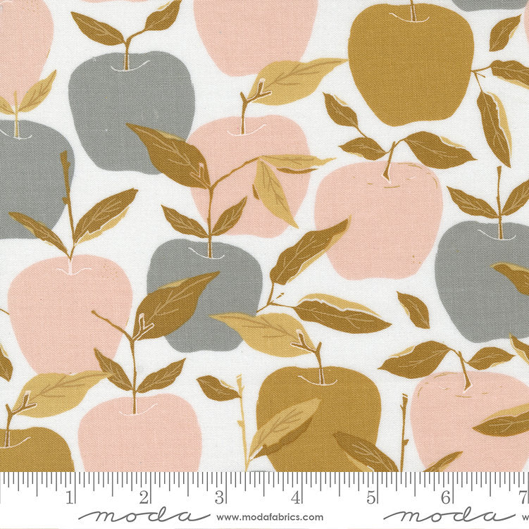 Enchanted Apples 44" fabric by Moda, 43121 21, Midnight in the Garden