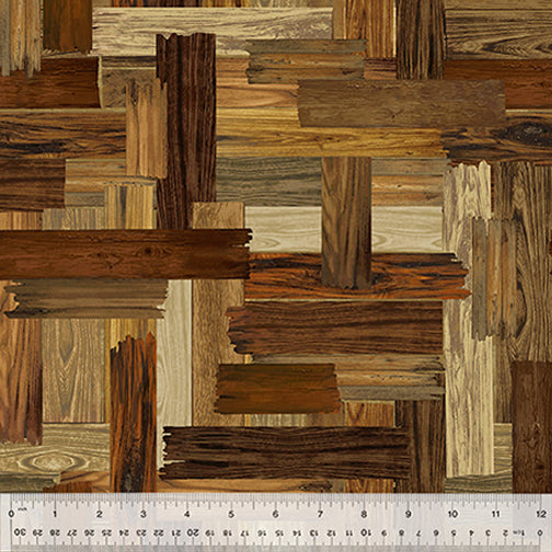 Wood Planks 108" fabric by Windham, 53582DW-1