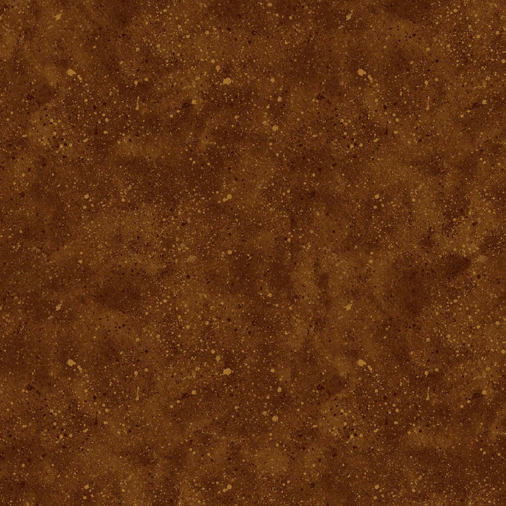 Medium Brown Spatter 108" fabric by Wilmington, 7127-222