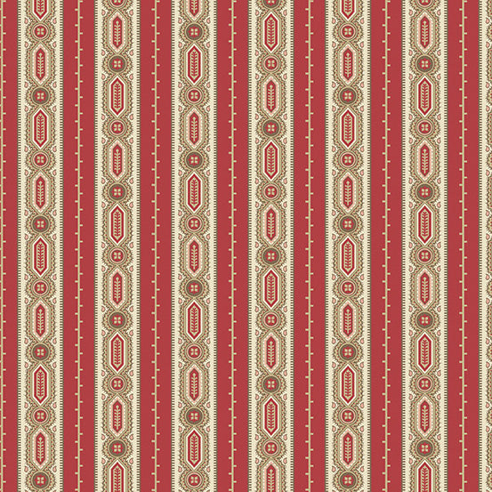 Clemantis Moss Stripe 44" fabric by Andover, A-602-R, Cocoa Pink
