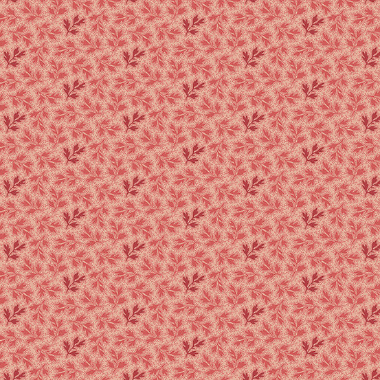 Dahlia Greenery 44" fabric by Andover, A-605-E, Cocoa Pink