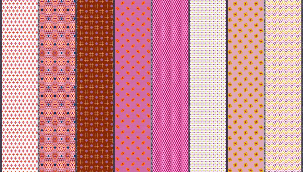 Moda 44" fabric 18240 11 Mixed Bag Lollies Beach Road