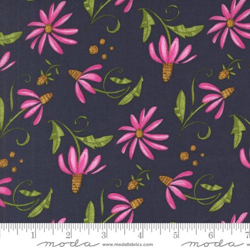 Superbloom Indigo 44" fabric by Moda, 48783 16, Robin Pickens