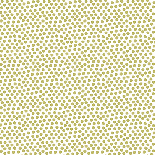 On the Dot Lime/White 44" fabric by Benartex, 9455-42, Into the Woods