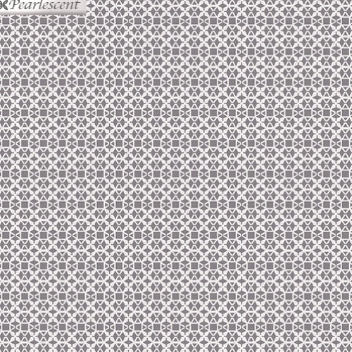 Gray Shimmery Lattice 44" fabric by Kanvas, 9712P-12