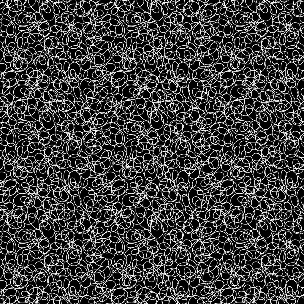 Black Brain Fog 44" fabric by Michael Miller, DCX12255