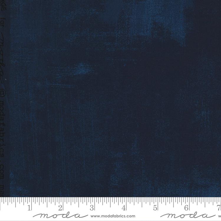 True Blue Grunge 44" fabric by Moda, 30150 558