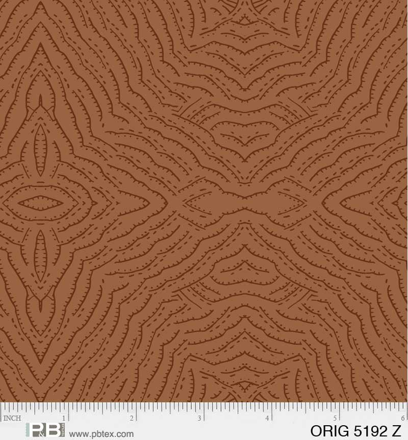 Brown wood 44" fabric by P&B Textiles, 05192-Z, Origins