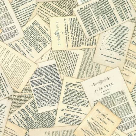 Antique Books Library of Rarities - Robert Kaufman fabrics