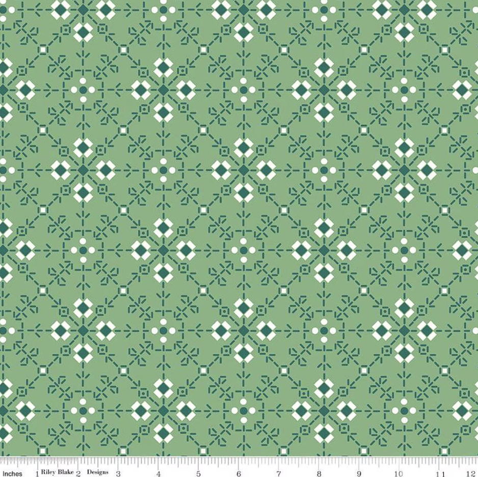 Alpine Bee Plaids 108" fabric by Riley Blake, WB12040