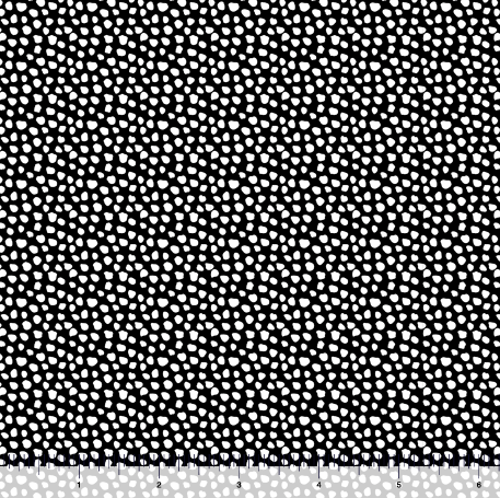 Black - white dots 44" fabric by Quilting Treasures, 28624-J