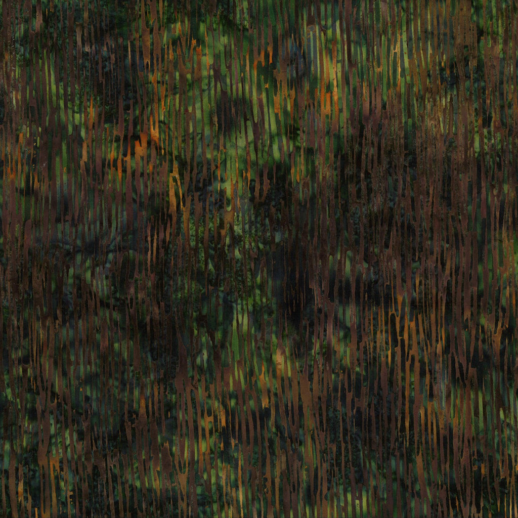 Bali Batik Stripe 44" batik by Hoffman, V2516-160, Spice