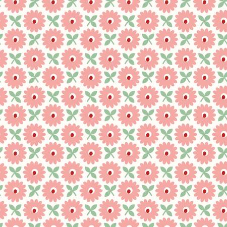 Heirloom Coral 108" fabric by Riley Blake, Home Town, WB13601R-Heircoral
