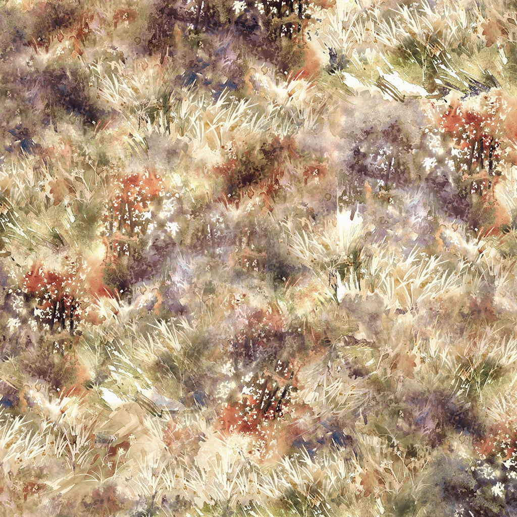 Meadow Scene 44" fabric by Hoffman, Lakeside Echo, X5668-170