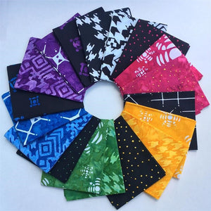 City Lights Batik Quilt Kit , Batik Textiles, 64" x 84"  Includes the Backing