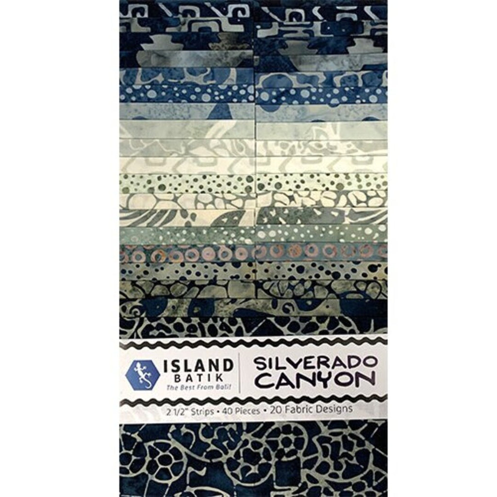 Island Batik Silverado Canyon 2-1/2" strips, 40 pcs