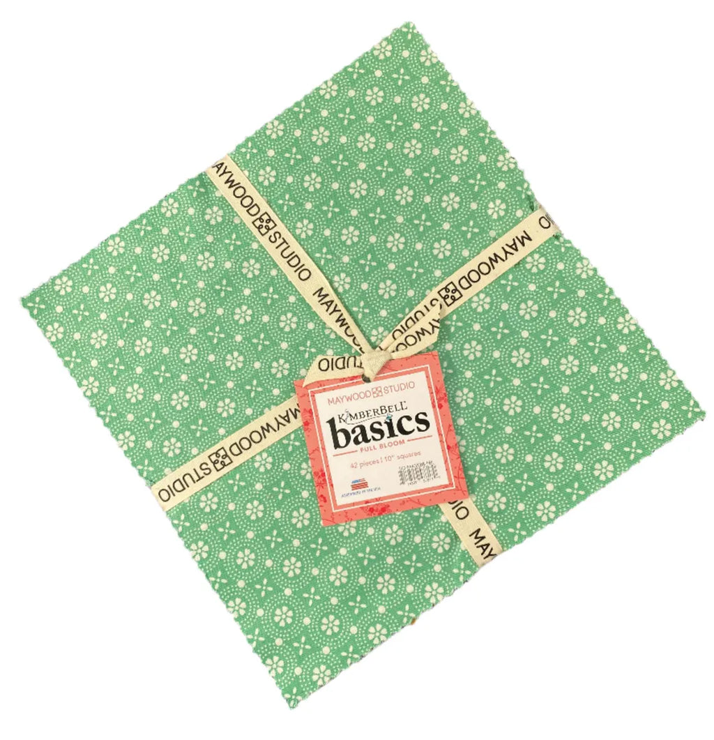 Kimberbell basics 10" squares by Maywood Studio, Full Bloom SQ-MASKBB-FBL