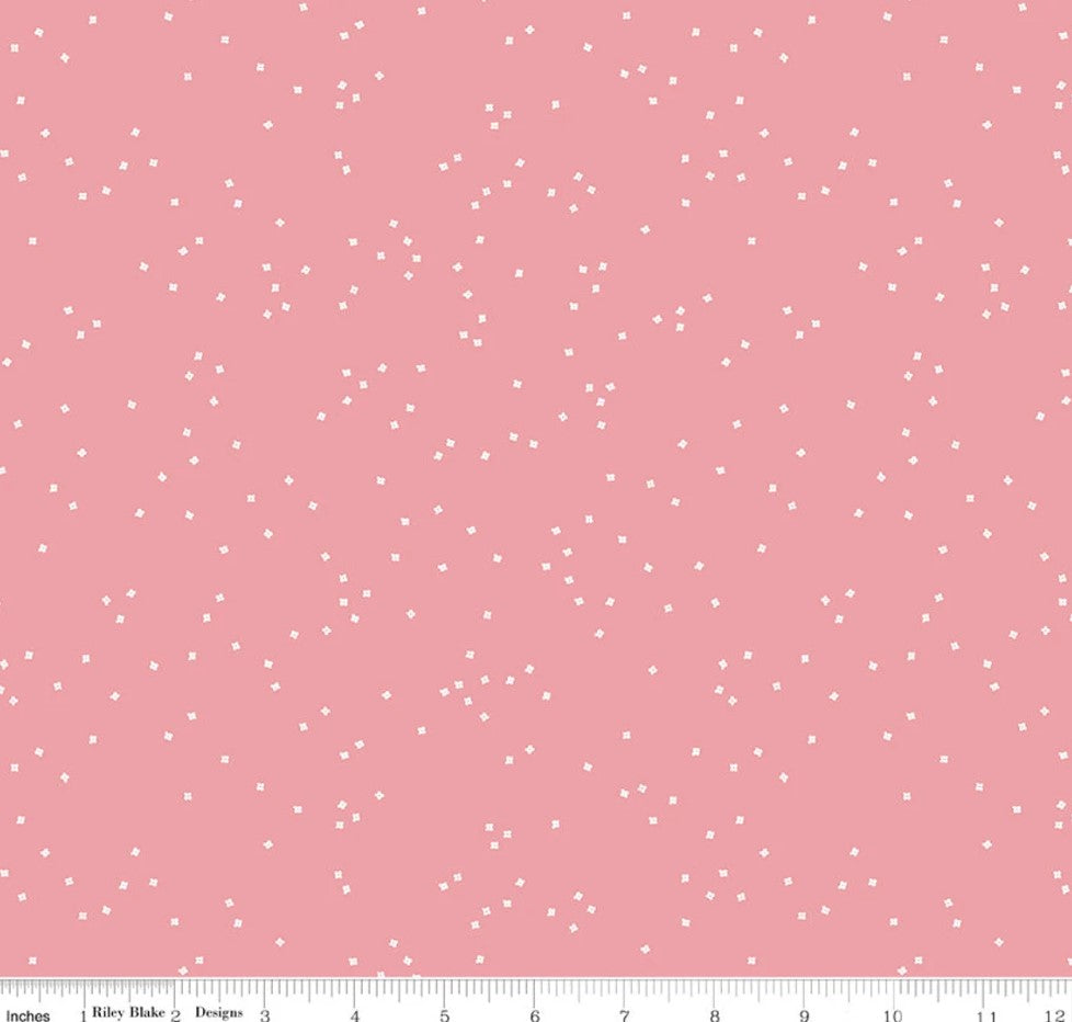 Peony Pink Blossoms 108" fabric by Riley Blake, WB715 Peony