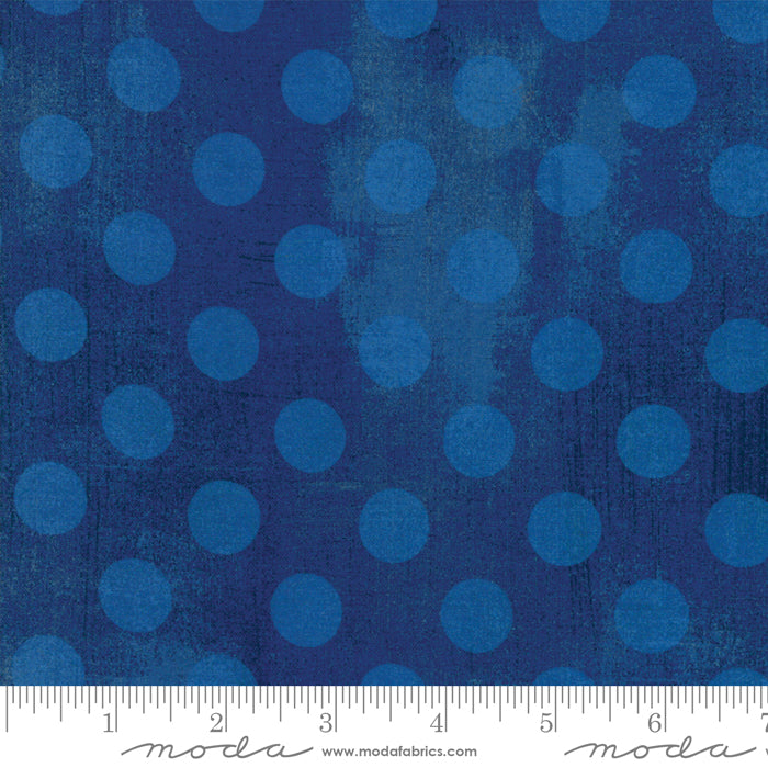 Cobalt Blue Grunge Hits Spot 108" wide fabric by Moda,11131 28