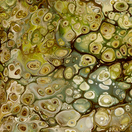 Green Moss Ripples - Surf 44" fabric, Quilting Treasures, 27608-GA, Fusion
