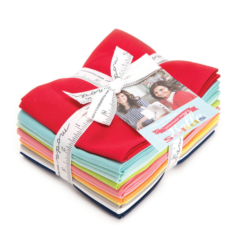 12 Bonnie Camille Designer Colors, Bella Fat Quarter Bundle, Moda, 9900ABBC, Bonnie Camille