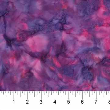 Purple - Pink 106" wide Batik by Northcott - Banyan Batiks, B81301-83