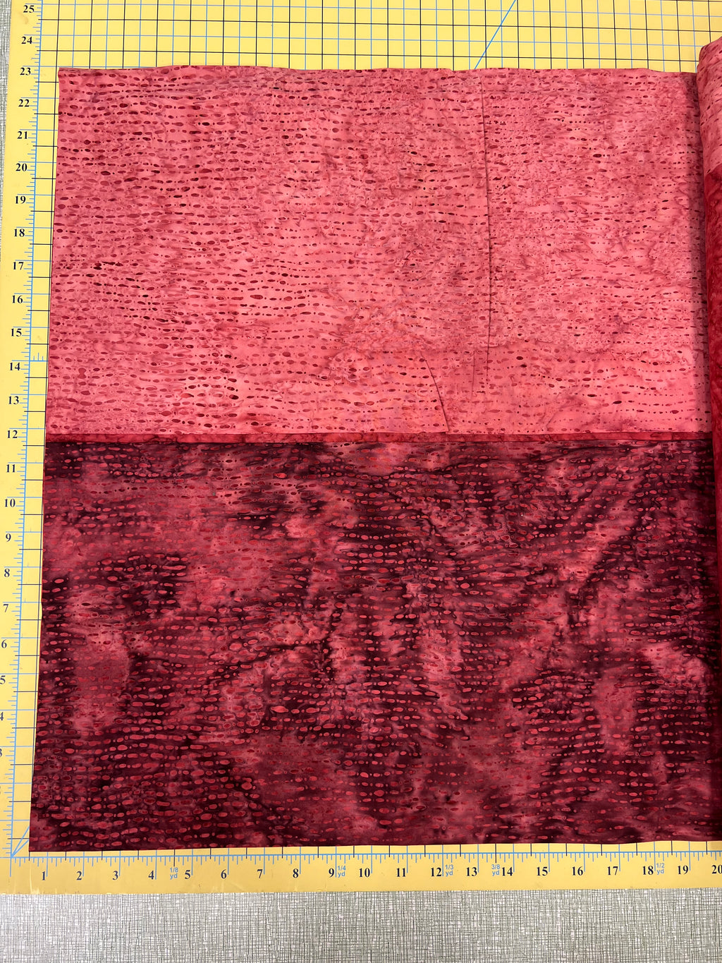 Burgundy Red Ombre 44" Batik, Northcott Banyan Batiks, 80368-26, Colorfall