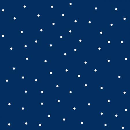 Navy Tiny Dots 108" fabric by Maywood Studios, MASQB203-N