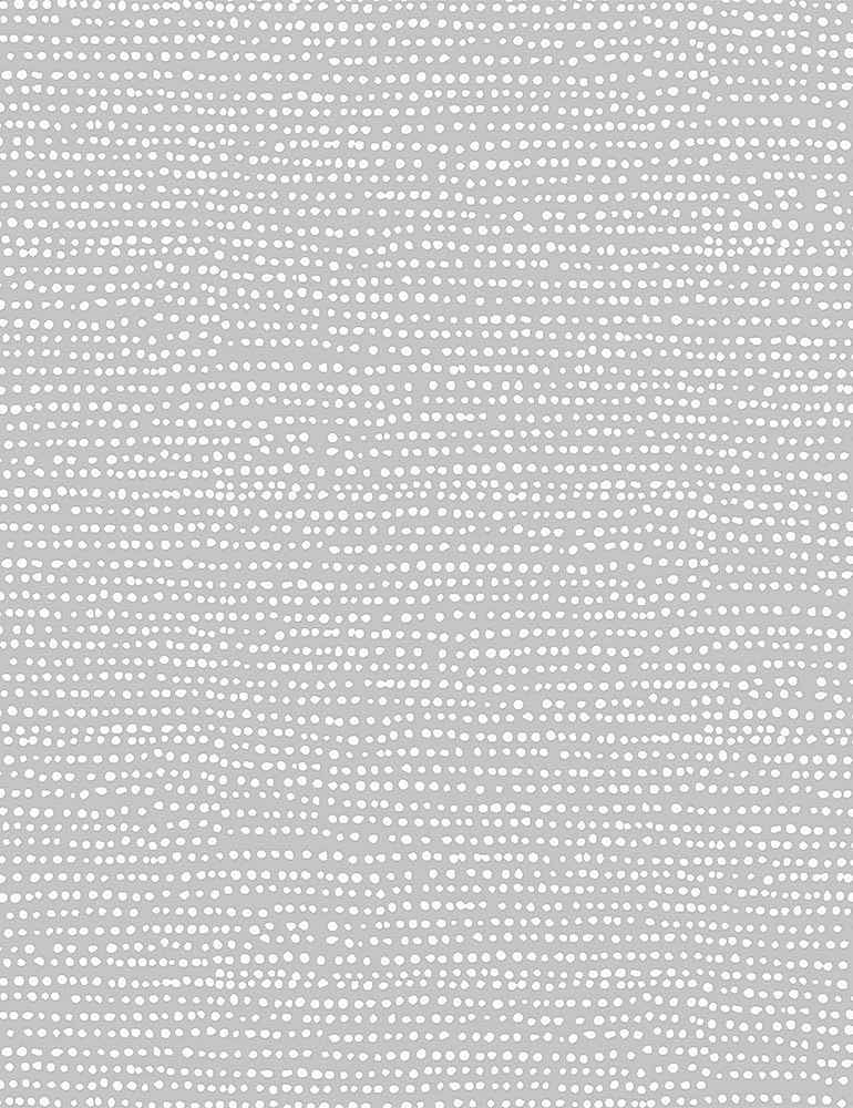 Lunar Gray Dots 44" fabric by Dear Stella, Stella-1150