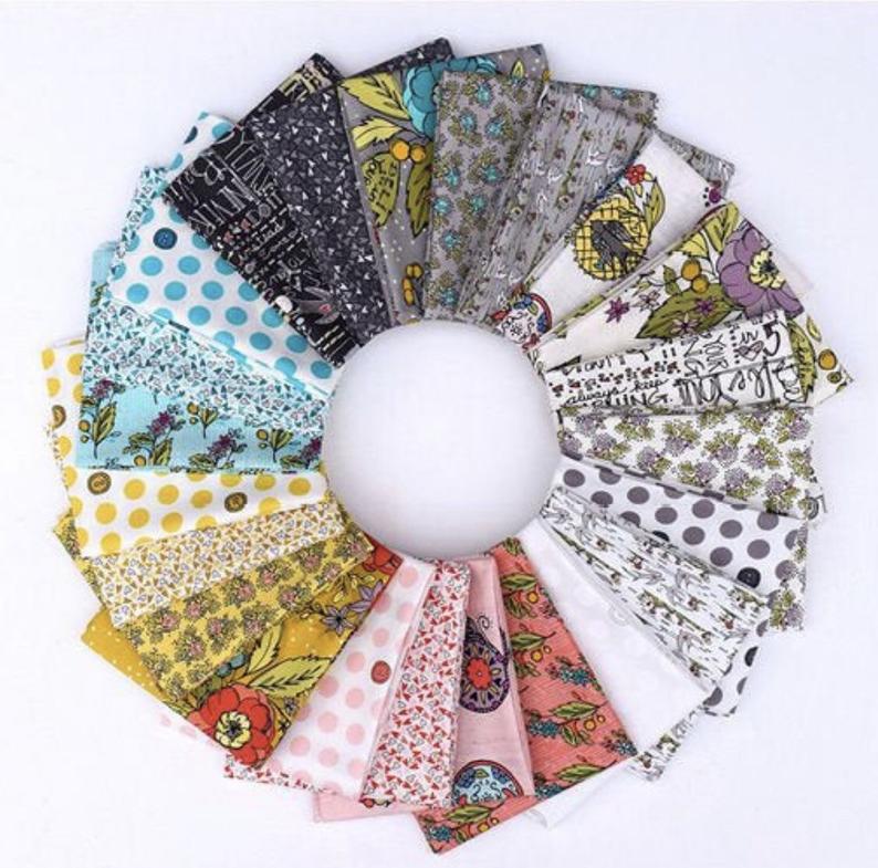 Bubbies Buttons and Blooms Fat Quarter Bundle by Windham, BUBBFATQ-X