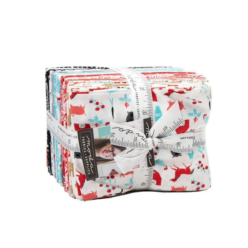 Farm Charm Fat Quarter Bundle (34 pcs plus panel) by Gingiber for Moda, 48290AB