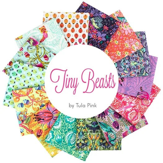 Tiny Beasts Fat Quarter Bundle by Tula Pink for Free Spirit Fabrics (14pcs)