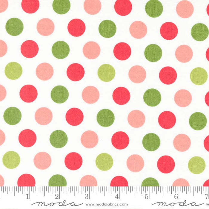 Snow My Favorite Things Dots 108" fabric by Moda, 108008 11