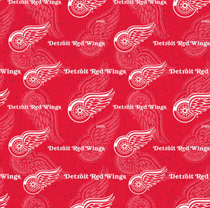 Detroit Red Wings NHL Hockey 44" fabric by Sykel, 1199-WIN