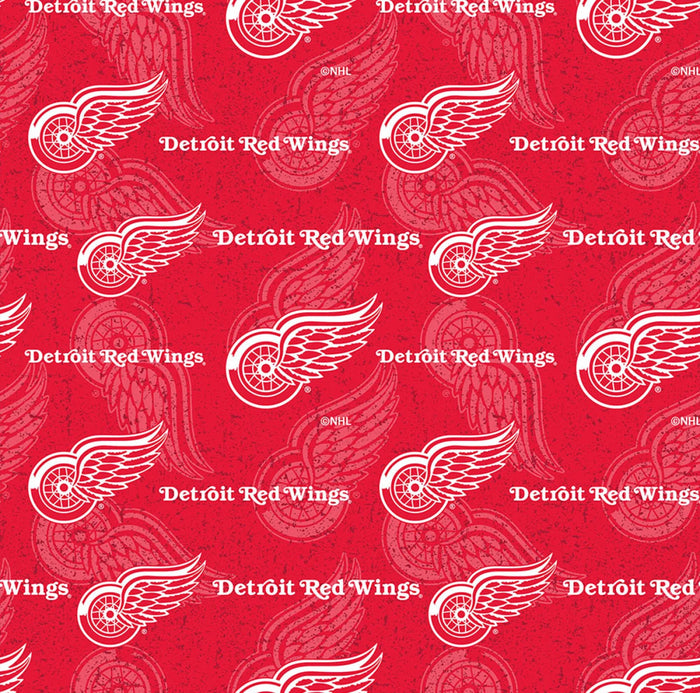 Detroit Red Wings NHL Hockey 44" fabric by Sykel, 1199-WIN