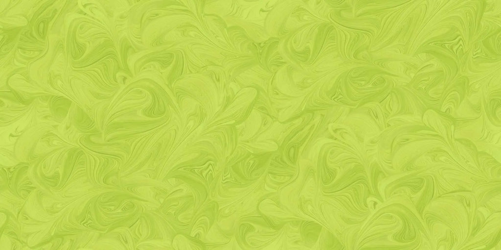 Lime Swirl 118" fabric by Oasis, 18-76621
