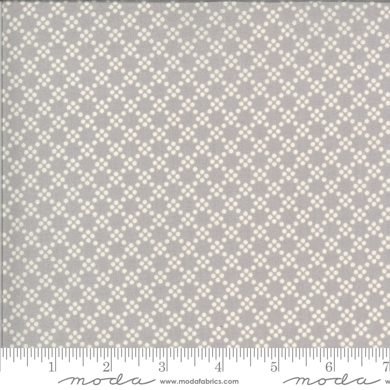 Grey Tonal Dot 44" fabric by Moda, 18704 13, Dover