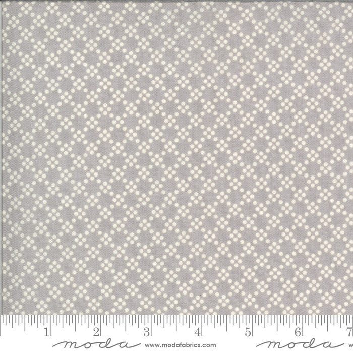 Grey Tonal Dot 44" fabric by Moda, 18704 13, Dover