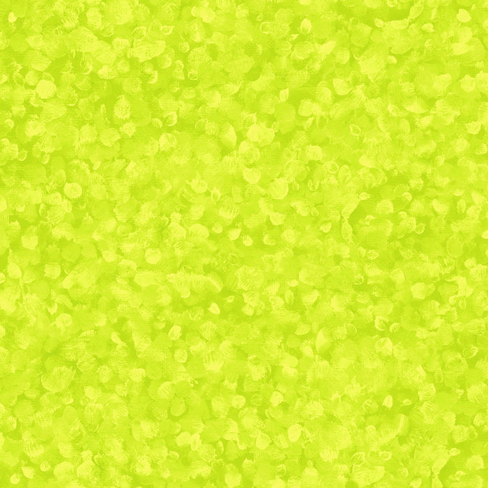 Lime Green Dabble Paint Drops 118" fabric by Oasis Fabrics, 18-64511