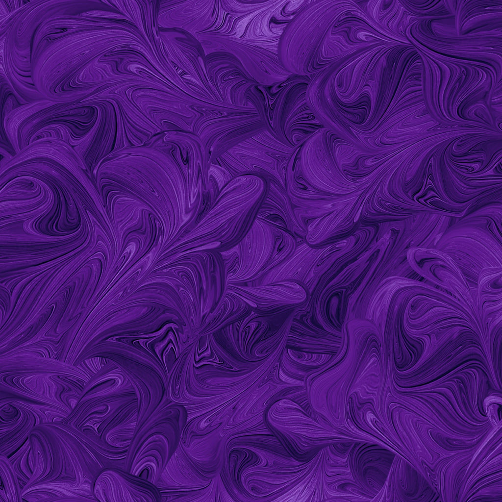 Swiss Purple Swirl 118" fabric by Oasis, 18-7669