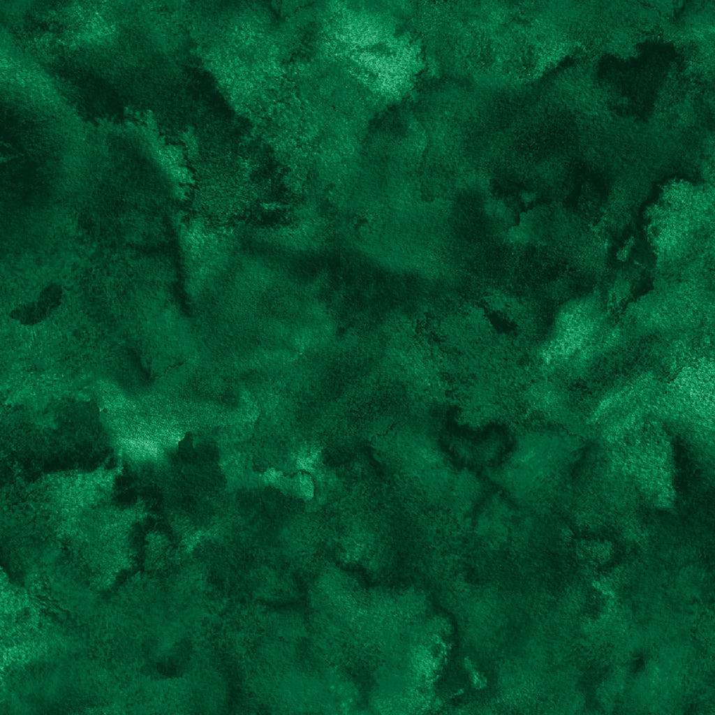 Hunter Green Nebula 118" fabric by Oasis, 18-90605