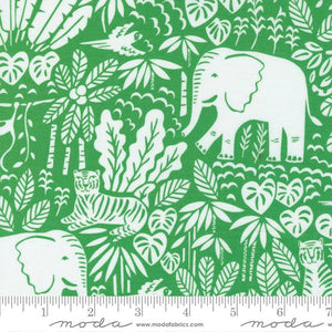 Novelty Elephants & Animals 44" fabric by Moda, 20785 20, Jungle Paradise