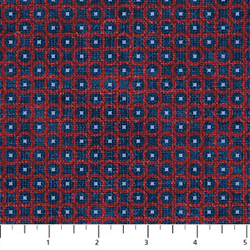 Navy and Red blender 44" fabric by Northcott,  22914-49