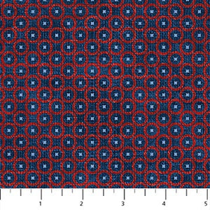 Navy and Red blender 44" fabric by Northcott,  22914-49