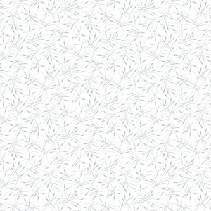 White Tone on Tone Wheat Field 44" fabric by Henry Glass, 2651-01W