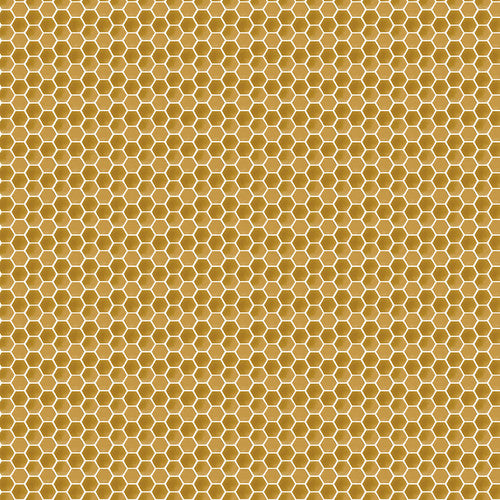 Bee Honeycomb 44" fabric by Blank Quilting, B2850-35, Royal Jelly