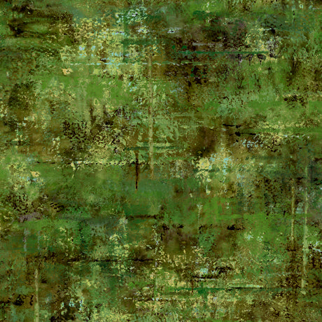 Olive Green mottled blender 108" fabric by Quilting Treasures, 30664-GK