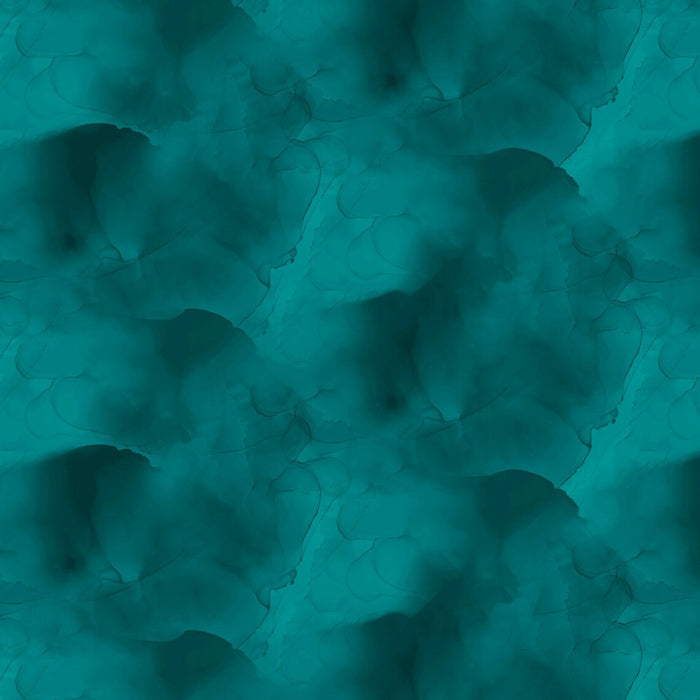 Teal Watercolor Texture 108" fabric by Wilmington, 3721-479