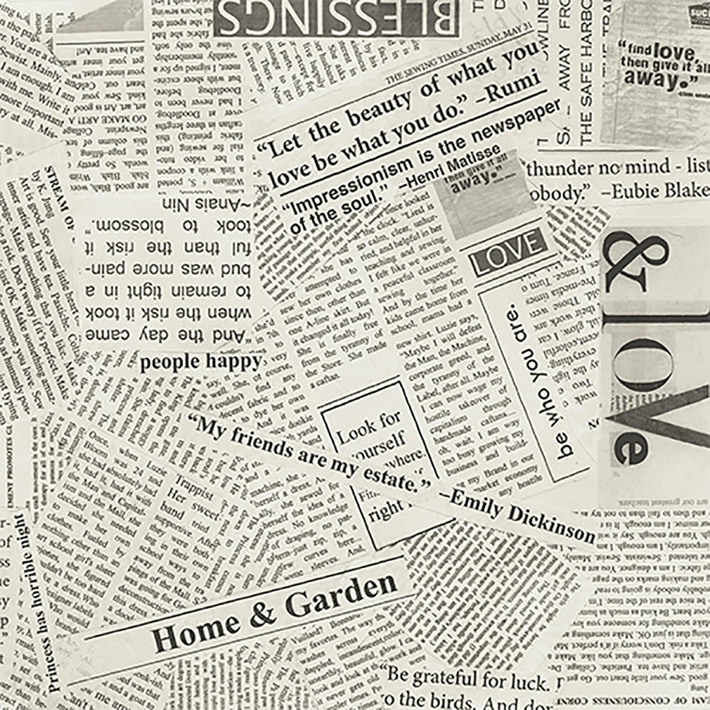 Windham wide 108" fabric, Spackle News Paper Clipping, 41946-1